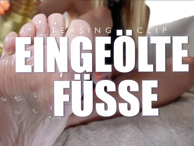 Vorschau aus Fußfetisch: POV - Eingeölte Füße